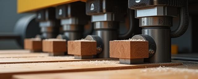 Four-head timber moulder