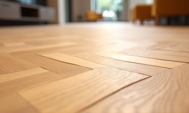 Melbourne Arts Precinct hardwood herringbone floor
